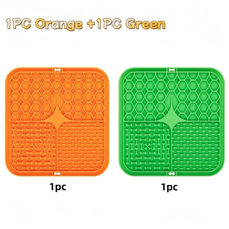 Calming Lick Mat for Dogs – Silicone Enrichment Mat