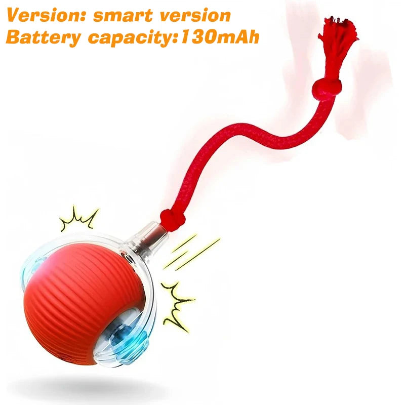 Smart Rolling Dog Ball Toy – Rechargeable Interactive Chase Ball