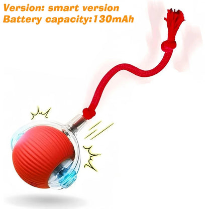 Smart Rolling Dog Ball Toy – Rechargeable Interactive Chase Ball