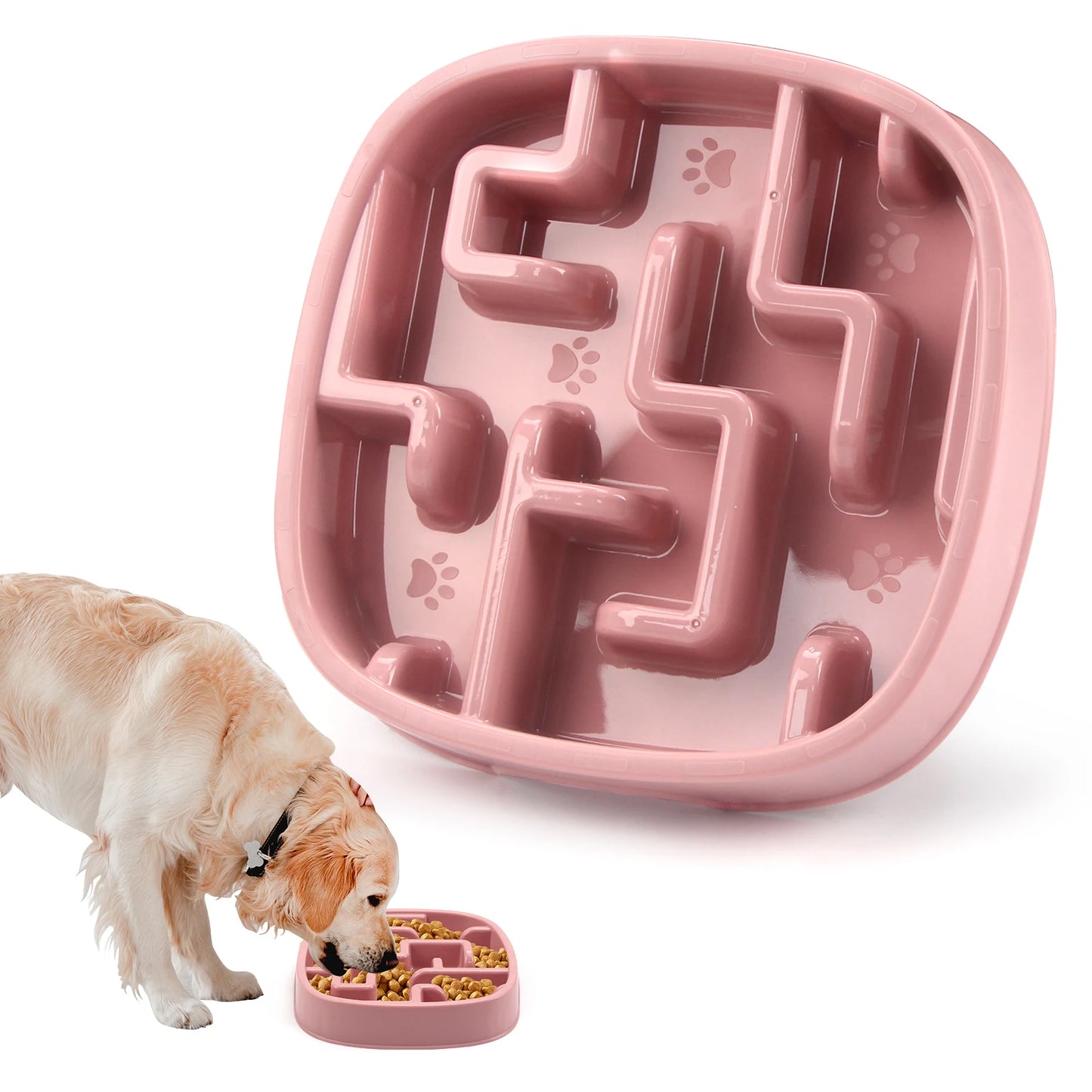 Maze Slow Feeder Dog Bowl – Anti-Gulping Enrichment Bowl