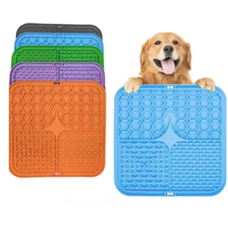 Calming Lick Mat for Dogs – Silicone Enrichment Mat