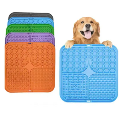 Calming Lick Mat for Dogs – Silicone Enrichment Mat