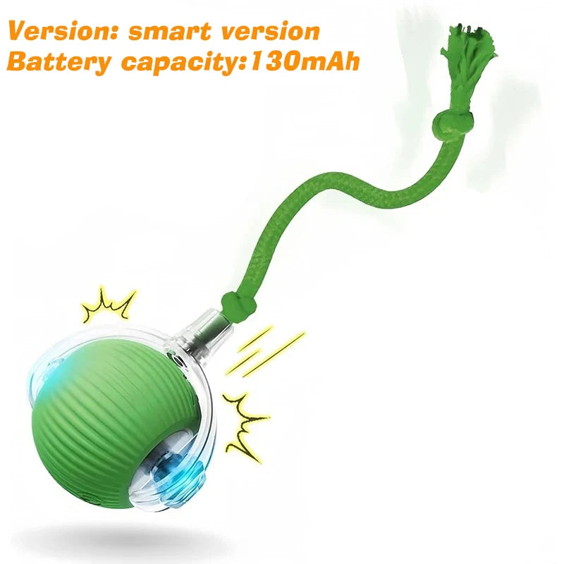 Smart Rolling Dog Ball Toy – Rechargeable Interactive Chase Ball