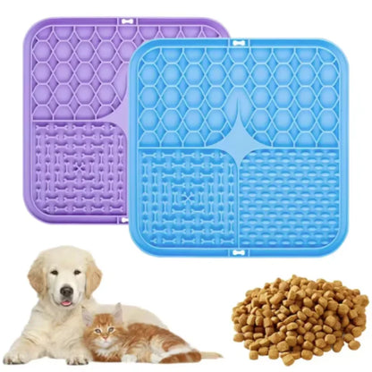 Calming Lick Mat for Dogs – Silicone Enrichment Mat