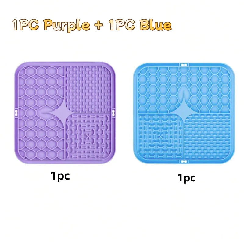 Calming Lick Mat for Dogs – Silicone Enrichment Mat