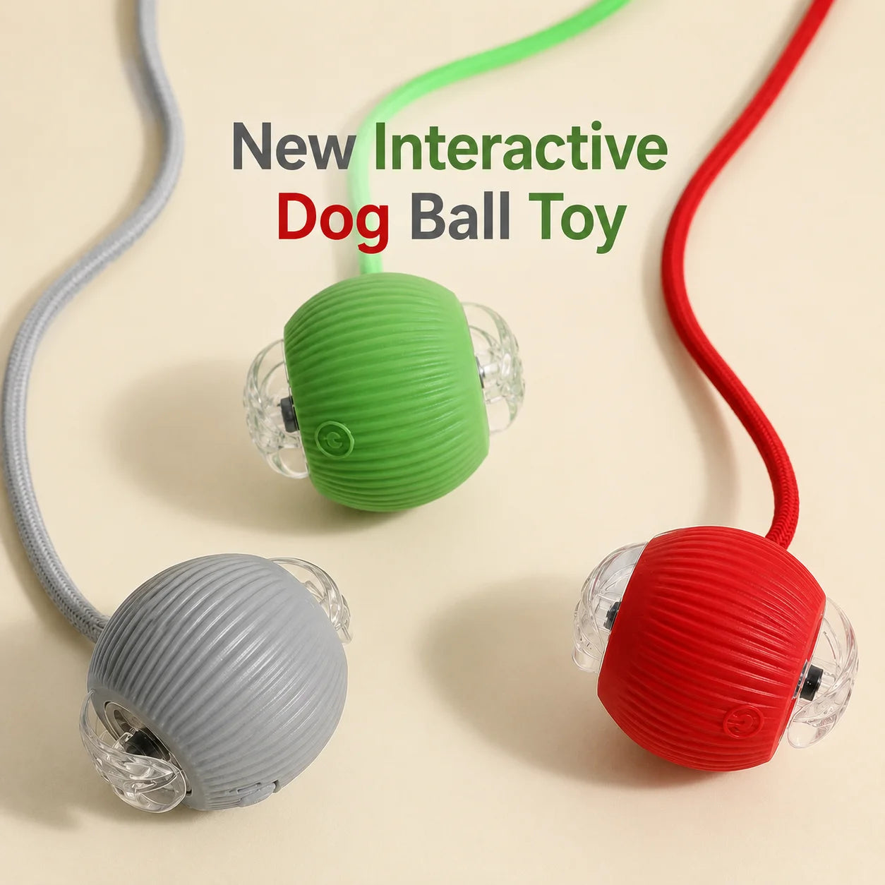 Smart Rolling Dog Ball Toy – Rechargeable Interactive Chase Ball